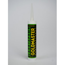 Силиконовый герметик белый Goldmaster 310мл Силиконовый герметик белый Goldmaster 310мл